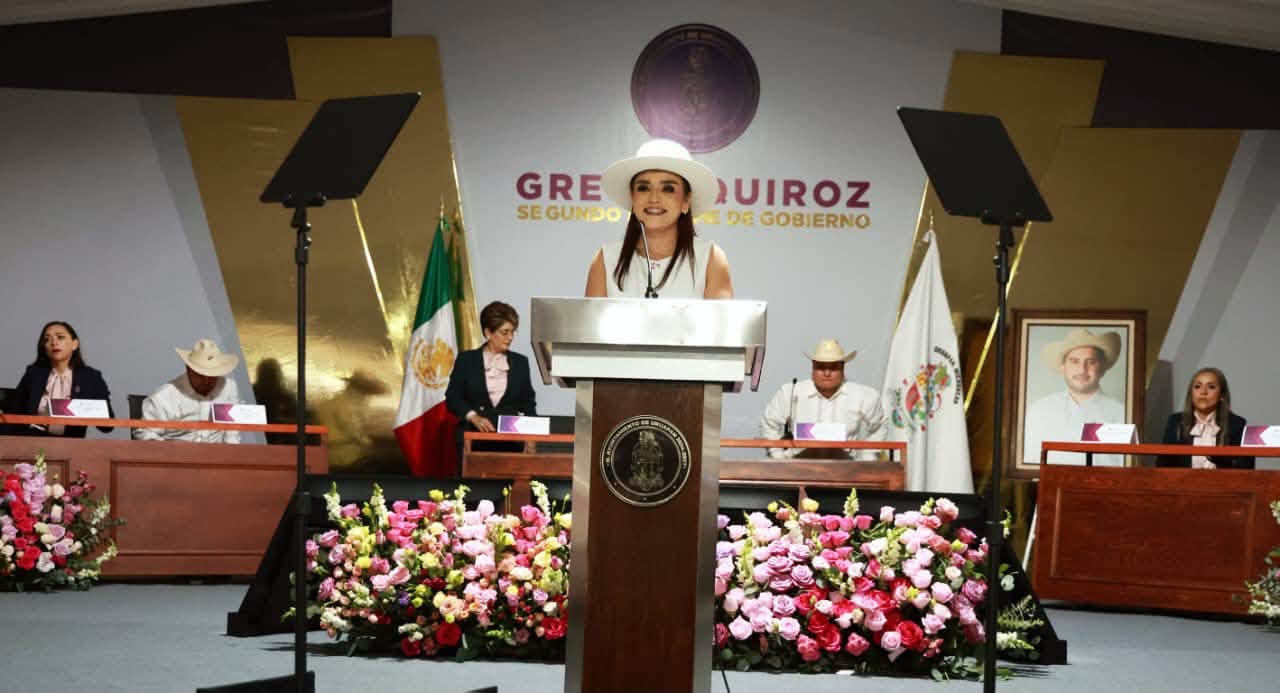 GRECIA QUIROZ SACUDE URUAPAN CON SU SEGUNDO INFORME: SEGURIDAD Y JUSTICIA, AL CENTRO DE SU MENSAJE