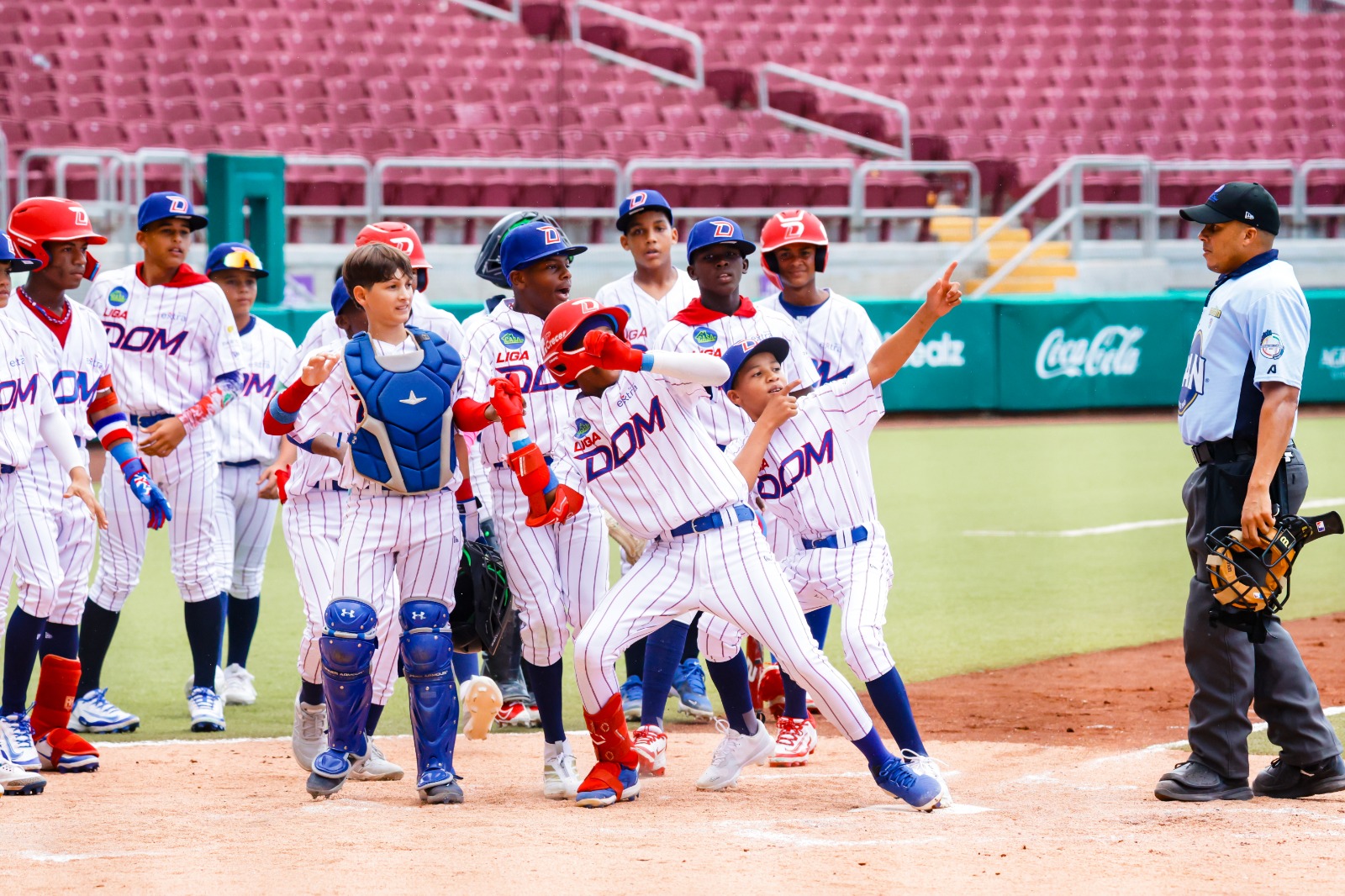 REPÚBLICA DOMINICANA VENCE POR KO AL GANAR 14-2 ANTE MÉXICO VERDE EN LA SERIE DEL CARIBE KIDS