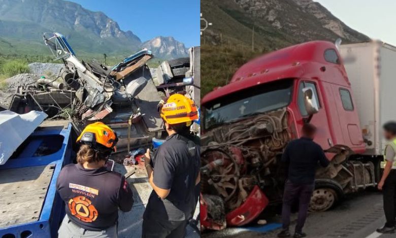 COLAPSAN ACCIDENTES CARRETERAS ENTRE SALTILLO-MONTERREY